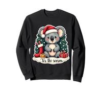 Tis The Season Koala Christmas Tree Festive Xmas Australia Sweatshirt