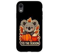 Tis The Season Koala Fall Autumn Pumpkin Leaves Australia Case for iPhone XR