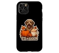 Tis The Season Lagotto Romagnolo Dog Fall Autumn Pumpkin Cup Case for iPhone 11 Pro