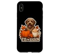 Tis The Season Lagotto Romagnolo Dog Fall Autumn Pumpkin Cup Case for iPhone XS Max