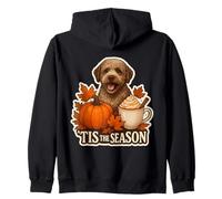 Tis The Season Lagotto Romagnolo Dog Fall Autumn Pumpkin Cup Zip Hoodie