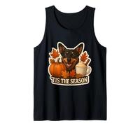 Tis The Season Lancashire Heeler Dog Fall Autumn Pumpkin Cup Tank Top