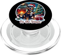 Tis The Season Lancashire Heeler Dog Merry Christmas Mom Dad PopSockets PopGrip for MagSafe