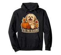 Tis The Season Lhasa Apso Dog Fall Autumn Pumpkin Spice Cute Pullover Hoodie