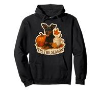 Tis The Season Manchester Terrier Dog Fall Autumn Pumpkin Pullover Hoodie