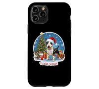 Tis The Season Miniature Bull Terrier Dog Merry Christmas Case for iPhone 11 Pro