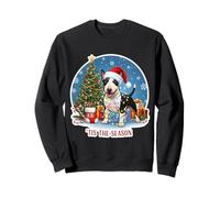 Tis The Season Miniature Bull Terrier Dog Merry Christmas Sweatshirt