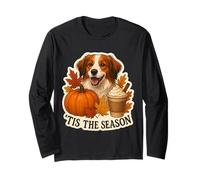 Tis The Season Nederlandse Kooikerhondje Dog Fall Autumn Cup Long Sleeve T-Shirt