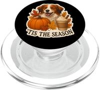 Tis The Season Nederlandse Kooikerhondje Dog Fall Autumn Cup PopSockets PopGrip for MagSafe
