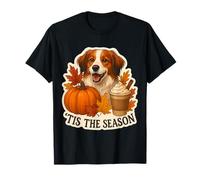Tis The Season Nederlandse Kooikerhondje Dog Fall Autumn Cup T-Shirt