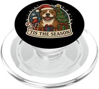 Tis The Season Pit Bull Dog Christmas Mom Dad Owner Festive PopSockets PopGrip for MagSafe