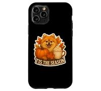 Tis The Season Pomeranian Dog Fall Autumn Pumpkin Spice Cute Case for iPhone 11 Pro