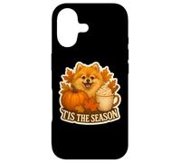 Tis The Season Pomeranian Dog Fall Autumn Pumpkin Spice Cute Case for iPhone 17