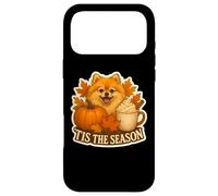 Tis The Season Pomeranian Dog Fall Autumn Pumpkin Spice Cute Case for iPhone 17 Pro Max