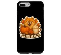 Tis The Season Pomeranian Dog Fall Autumn Pumpkin Spice Cute Case for iPhone 7 Plus/8 Plus