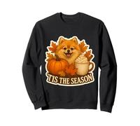 Tis The Season Pomeranian Dog Fall Autumn Pumpkin Spice Cute Sweatshirt