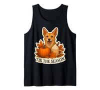 Tis The Season Portuguese Podengo Pequeno Dog Fall Autumn Tank Top
