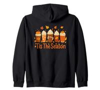 Tis The Season Pumpkin Spice Latte Fall Zip Hoodie