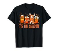 Tis The Season Pumpkin Spice Latte Halloween Fall Coffee Value Graphic T-Shirt