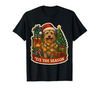 Tis The Season Pyrenean Shepherd Dog Merry Christmas Mom Dad T-Shirt
