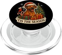 Tis The Season Rhodesian Ridgeback Dog Merry Christmas Tree PopSockets PopGrip for MagSafe