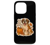 Tis The Season Saint Bernard Dog Fall Autumn Pumpkin Spice Case for iPhone 13 Pro