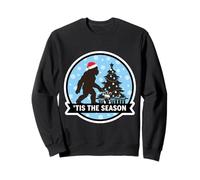 Tis The Season Sasquatch Big-foot Christmas Big Foot Shadow Sweatshirt