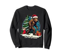 Tis The Season Sasquatch Big-foot Christmas Tree Big Foot Sweatshirt