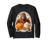 Tis The Season Sasquatch Big-Foot Fall Autumn Big Foot Lover Long Sleeve T-Shirt
