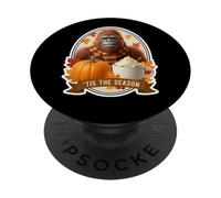 Tis The Season Sasquatch Big-foot Fall Autumn Big Foot Lover PopSockets Adhesive PopGrip