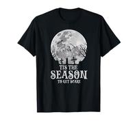 Tis The Season Scary Haunted Moon Creepy Halloween T-Shirt