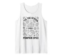 'Tis The Season to Gobble Pumpkin Spice Christmas Doodle Tank Top