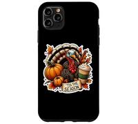 Tis The Season Turkey Fall Autumn Pumpkin Spice Cup Vintage Case for iPhone 11 Pro Max