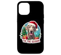 Tis The Season Weimaraner Dog Merry Christmas Tree Mom Dad Case for iPhone 12/12 Pro