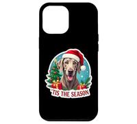 Tis The Season Weimaraner Dog Merry Christmas Tree Mom Dad Case for iPhone 12 Pro Max
