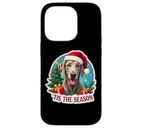 Tis The Season Weimaraner Dog Merry Christmas Tree Mom Dad Case for iPhone 14 Pro