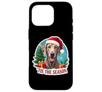 Tis The Season Weimaraner Dog Merry Christmas Tree Mom Dad Case for iPhone 16 Pro