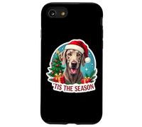 Tis The Season Weimaraner Dog Merry Christmas Tree Mom Dad Case for iPhone SE (2020) / 7/8