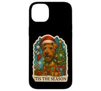 Tis The Season Welsh Terrier Dog Merry Christmas Mom Dad Case for iPhone 14 Plus