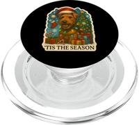 Tis The Season Welsh Terrier Dog Merry Christmas Mom Dad PopSockets PopGrip for MagSafe