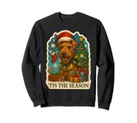 Tis The Season Welsh Terrier Dog Merry Christmas Mom Dad Sweatshirt