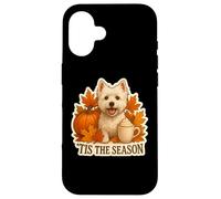 Tis The Season West Highland White Terrier Dog Fall Autumn Case for iPhone 16