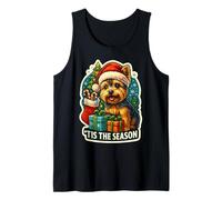 Tis The Season Yorkshire Terrier Christmas Mom Dad Owner Tank Top