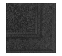 Tisch-Deko Royal Collection 160 Napkins, 40 x 40 cm, Black