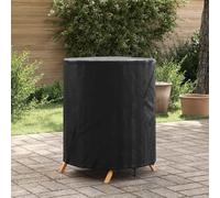 Tischdecke Einfarbig Schwarz 62x62x70 cm, Wasserdichtes Stoff Material, Universal Outdoor Möbel Schutzhülle für Garten, Patio und Terrassentische