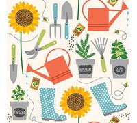 Tischdeko Pack of 20 Cocktail Napkins Colourful Gardening Spring