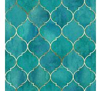 Tischdeko Pack of 20 napkins, pattern ornaments, gold.