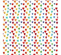 Tischdeko Table Decoration 20 Pieces Napkins Many Colourful Hearts Love