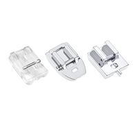 TISEKER 3 Pieces Concealed Invisible Zipper Presser Foot