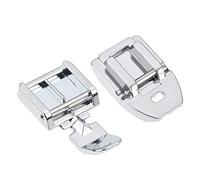TISEKER Zipper Foot and Invisible Zipper Foot for All Low Shank Snap-On Singer, Brother, Babylock, Euro-Pro, Janome, Kenmore, White, Juki, New Home, Simplicity, Necchi and Elna Sewing Machines